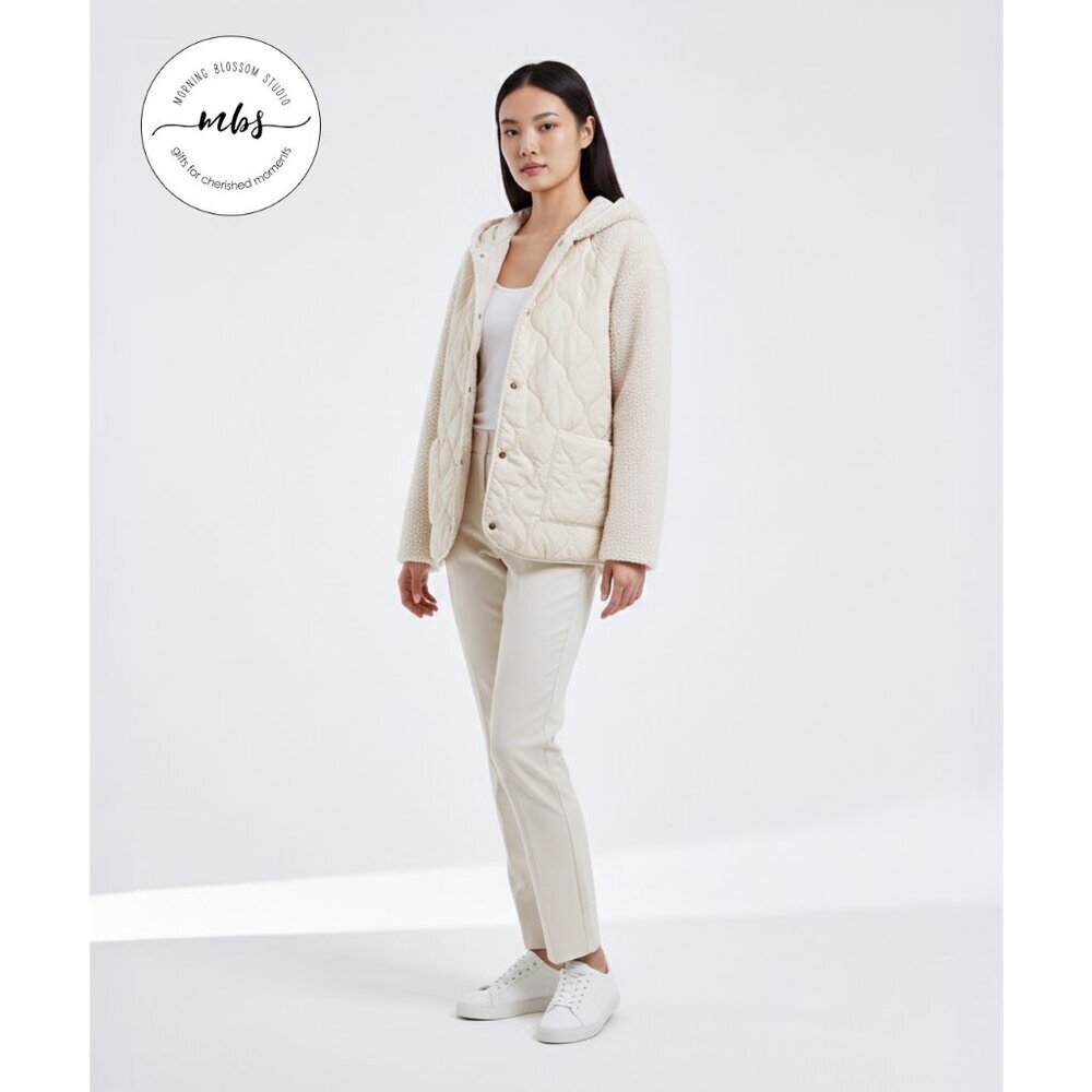 Miou Muse Double Time Reversible Jacket Ivory Women S